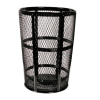 52 Gallon Galvanized Mesh Basket Trash Can