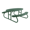 6 Ft. Oval Plastisol Expanded Metal Picnic Table