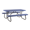 6 Ft. Plastisol Coated Metal Picnic Table