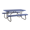 6 Ft. Plastisol Coated Metal Picnic Table