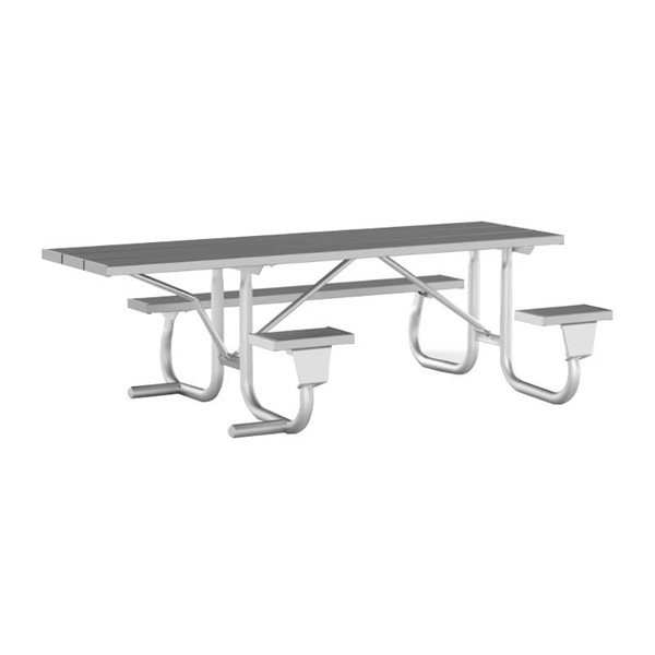 8 Ft. ADA Aluminum Picnic Table