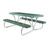  8 Ft. Fiberglass Picnic Table with Bolted 1 5/8" O.D. Tube Steel Frame