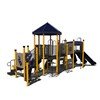 Triple Play Commercial Playground Equipment Made From Industrial Powder Coated Steel - Ages 5 To 12 Years