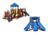 Triple Play Commercial Playground Equipment Made From Industrial Powder Coated Steel - Circus