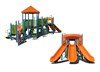 Triple Play Commercial Playground Equipment Made From Industrial Powder Coated Steel - Springbloom