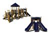 Triple Play Commercial Playground Equipment Made From Industrial Powder Coated Steel - Galaxy