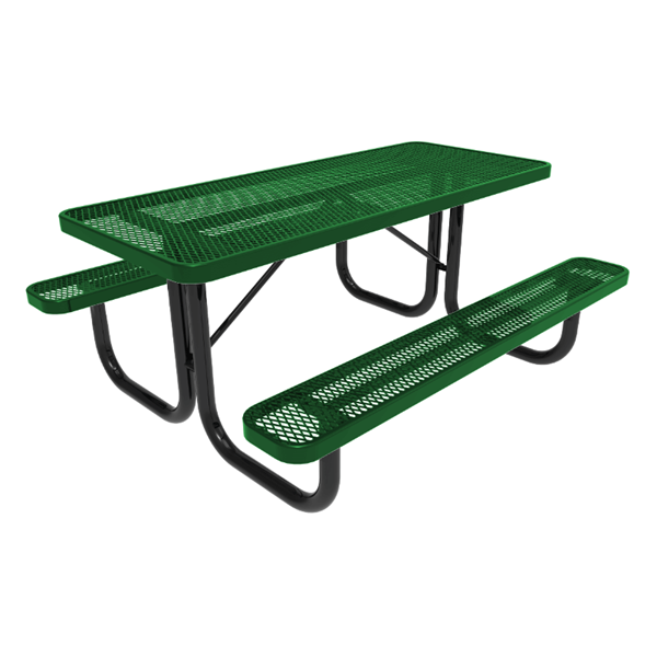 RHINO 6 ft. Thermoplastic Polyolefin Coated Picnic Table