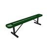 RHINO 6 Ft. Thermoplastic Polyolefin Coated Portable Bench Without Back