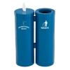 Sanitizing Wipes Dispenser with Attached Trash Receptacle