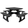 Town Square Recycled Plastic Picnic Table - 288 lbs.