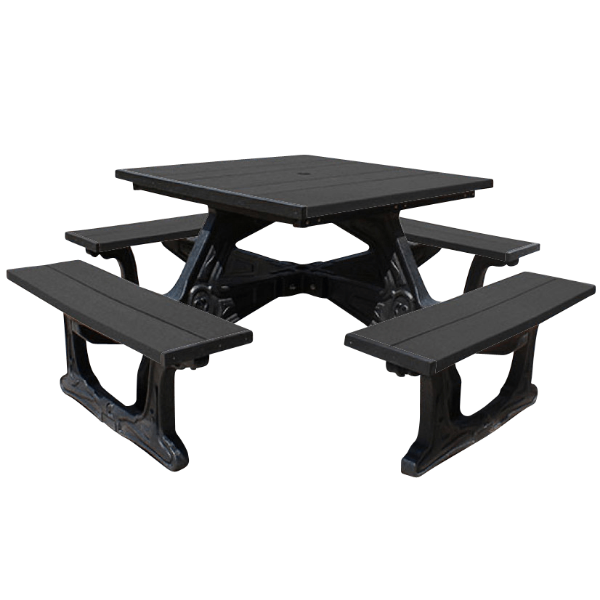 Town Square Recycled Plastic Picnic Table - 288 lbs.