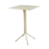 Ramatuelle 28" Duo Bar Height Table with Stainless Steel Legs