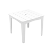 Mainstay High Density Polyethylene Square Dining Table