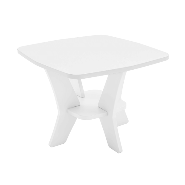 Mainstay High Density Polyethylene Square Side Table