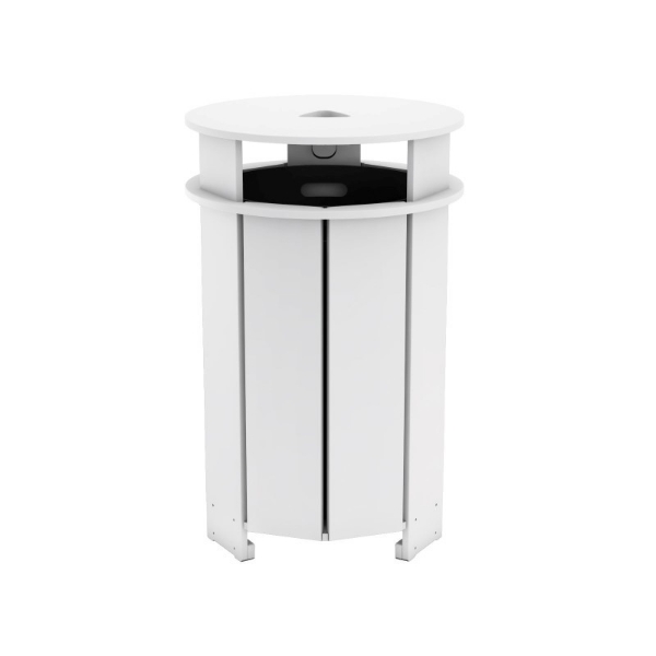 Mainstay High Density Polyethylene Round 40 Gallon Trash Bin