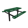 RHINO 6 ft. Thermoplastic Polyolefin Coated Double Pedestal Picnic Table - Quick Ship
