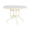 42" Acrylic Round Dining Table