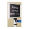 Extenda Barrier Queuing System with 13 ft Retractable Straps - Flat Base	