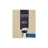 Extenda Barrier Queuing System with 13 ft Retractable Straps - Flat Base	