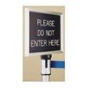 Extenda Barrier Queuing System with 7 ft Retractable Straps - Flat Base	