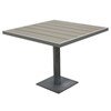 36" x 36" Lorna Table with Aluminum Frame and Plastic Boards - 130 lbs.	