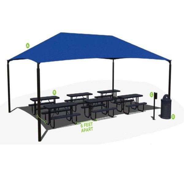 Outdoor Classroom Learning Environment - Table Package