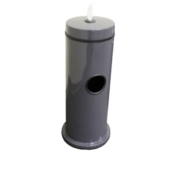 Fiberglass Hand Wipe Dispensers with 7-Gallon Trash Receptacle