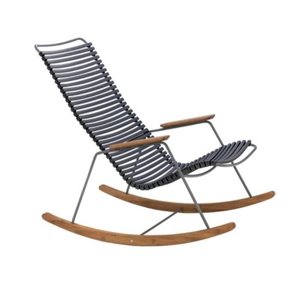 Rocker Chair with Playnk Slats and  Bamboo Accents - 27 lbs.