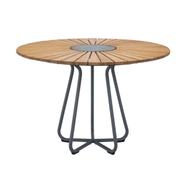 Ledge Lounger Round Bamboo Playnk Dining Table - 43" or 59"