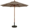 	7 Ft. Square Wooden Market Umbrella with Outdura Marine Grade Fabric