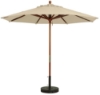 	7 Ft. Square Wooden Market Umbrella with Outdura Marine Grade Fabric