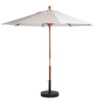 	7 Ft. Square Wooden Market Umbrella with Outdura Marine Grade Fabric