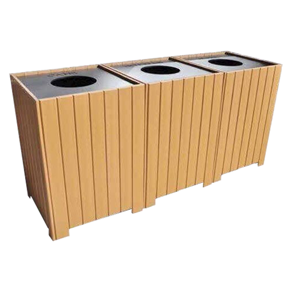 	Triple Square Recycled Plastic Bin Recycling Centers