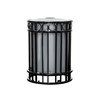 32-Gallon Miami Trash Receptacle with Inner Sleeve - 156 lbs.