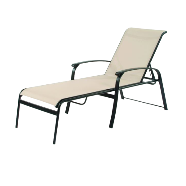 	Rosetta Sling Chaise Lounge with Powder-Coated Aluminum Frame - 24 lbs.