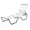 	Sanibel Vinyl Strap Chaise Lounge with Powder-Coated Aluminum Frame - 24 lbs.