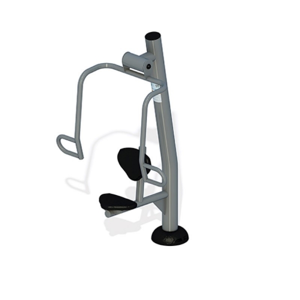 Chest Press Station for Public Parks - Surface, In-Ground, or Footing Mount