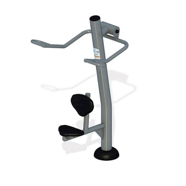 Lat Pull Down Station for Commercial Areas - Footing, Surface, or In-Ground Mount