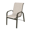 	Maya Sling Stackable Dining Chair with Powder-Coated Aluminum Frame - 14 lbs.