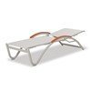 Helios Contract Sling Chaise Lounge Aluminum Frame Powder-Coated - 21 lbs.