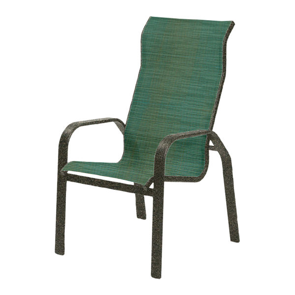 	Maya Sling Supreme Dining Chair with Powder-Coated Aluminum Frame - 14 lbs.