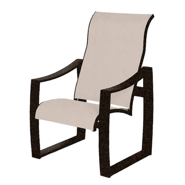 	Pinnacle Sling Supreme Dining Chair with Powder-Coated Aluminum Frame - 14 lbs.