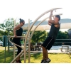 Pull-Up Dip Station Powder-Coated Steel Frame - 146 lbs.