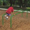 Parallel Bars for Public Parks Powder-Coated Steel In-Ground Mount - 136 lbs.
