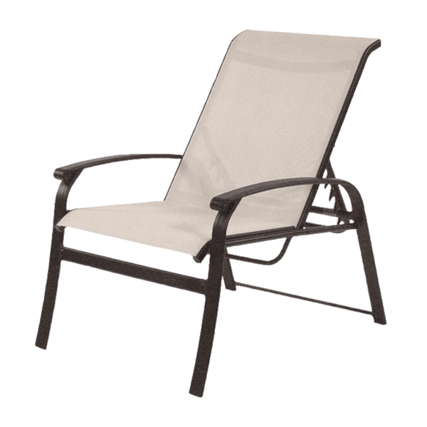 	Rosetta Sling Recliner Chair with Powder-Coated Aluminum Frame - 19 lbs.