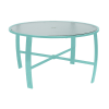 	Pinnacle Dining Table with Powder-Coated Aluminum Frame - 42" or 48" Round
