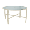 	Pinnacle Dining Table with Powder-Coated Aluminum Frame - 42" or 48" Round