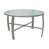 	Pinnacle Dining Table with Powder-Coated Aluminum Frame - 42" or 48" Round