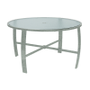	Pinnacle Dining Table with Powder-Coated Aluminum Frame - 42" or 48" Round