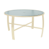 	Pinnacle Dining Table with Powder-Coated Aluminum Frame - 42" or 48" Round